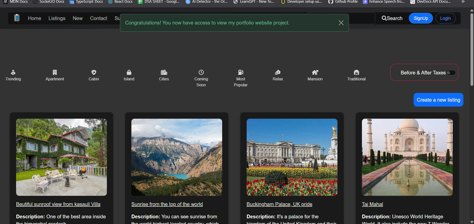 Home Finder interface preview